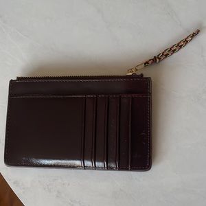 Zara brown leather wallet. Perfect condition, never used